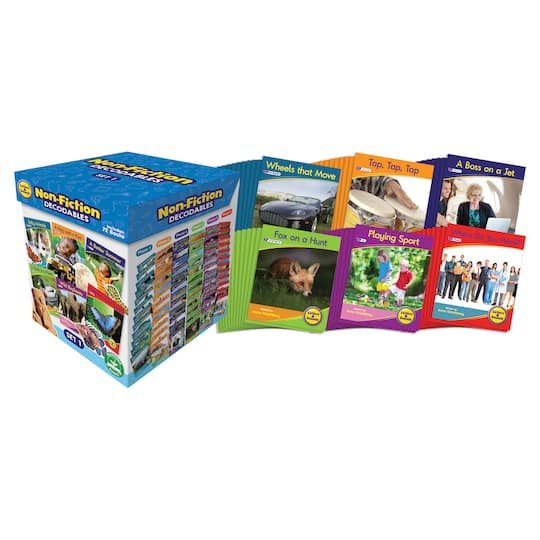 Junior Learning&#xAE; Letters &#x26; Sound Phase 1 Non-Fiction Boxed Set